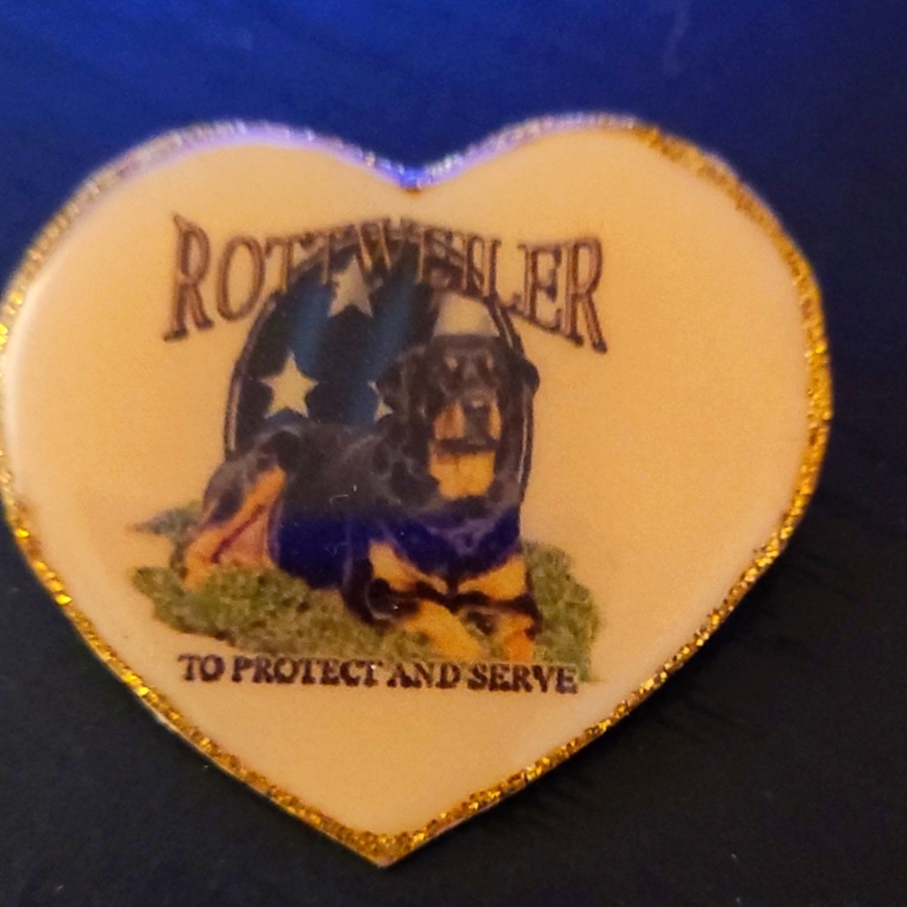 Vintage Rottie Pin